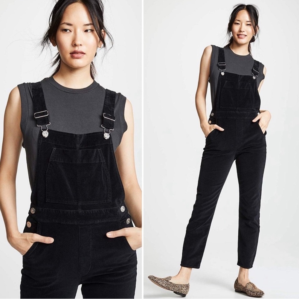 3x1 Ruby Velvet‎ Overall in Ebony Black.